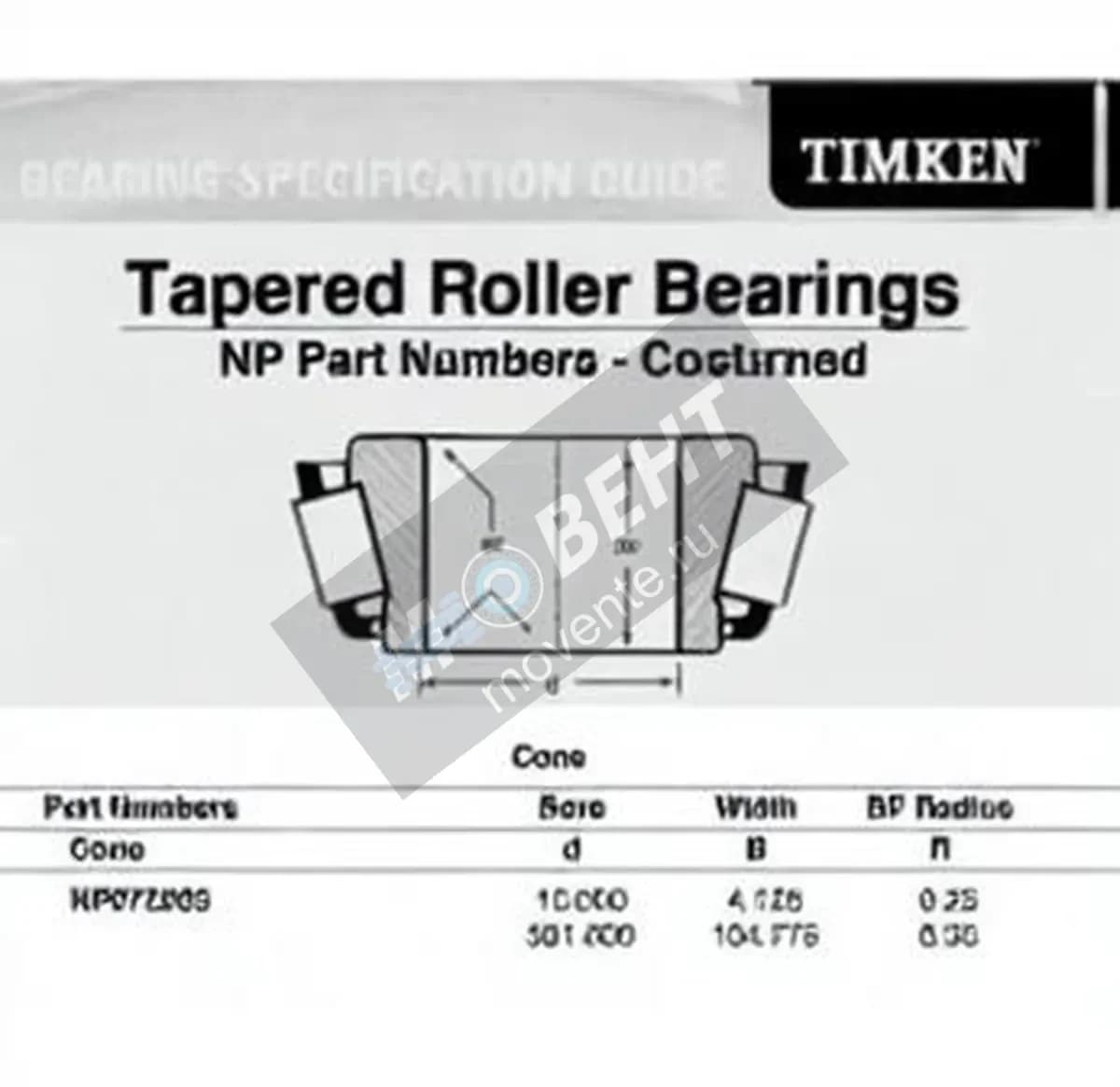 TIMKEN NP972505-TIMKEN - Image 1