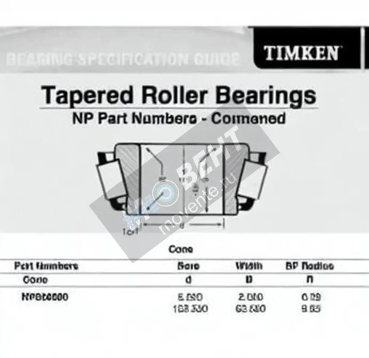 TIMKEN NP839980-TIMKEN - Image 1