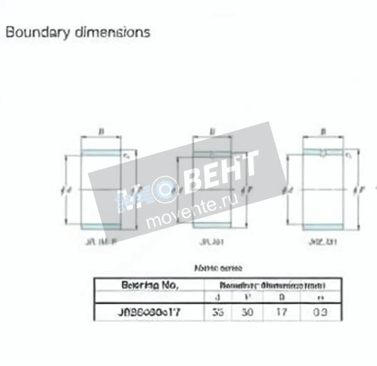 JTEKT JR25X30X17-JTEKT - Image 1