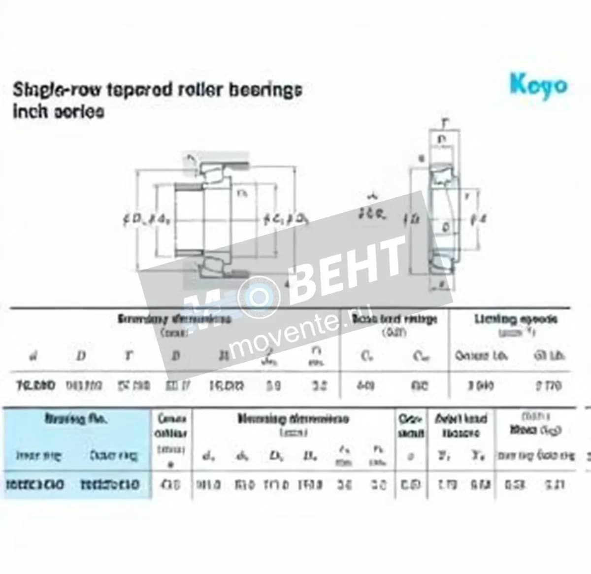 JTEKT HH221430-HH221410-JTEKT - Image 1