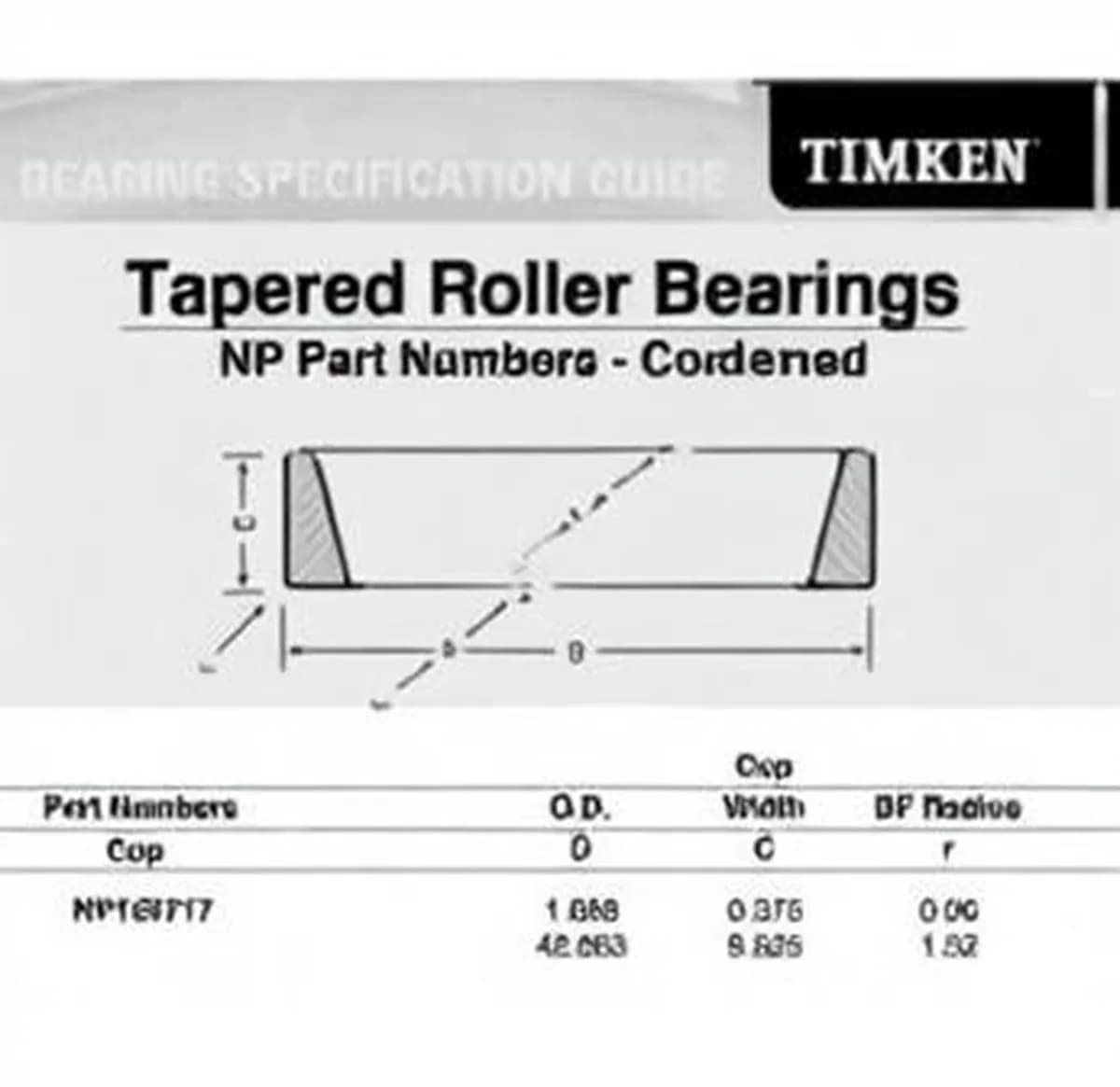 TIMKEN NP153717-TIMKEN - Image 1