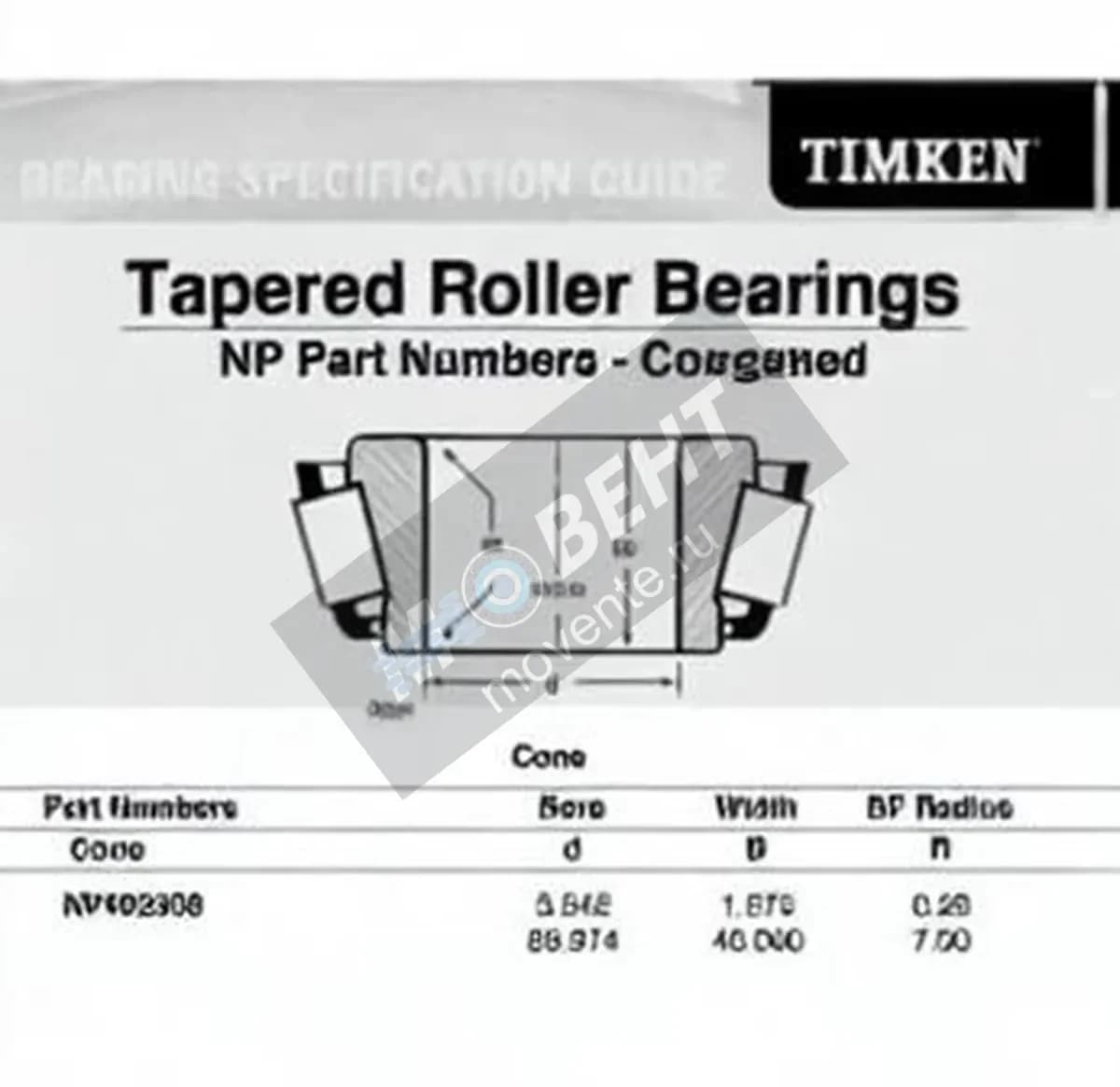 TIMKEN NP492308-TIMKEN - Image 1