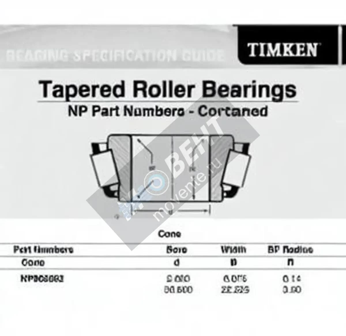 TIMKEN NP963662-TIMKEN - Image 1