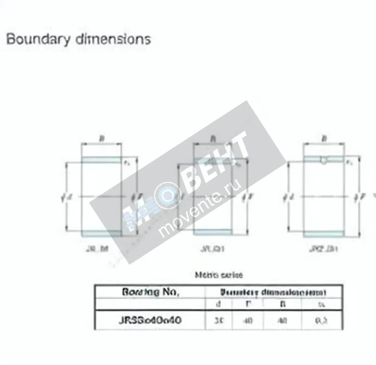 JTEKT JR35X40X40-JTEKT - Image 1