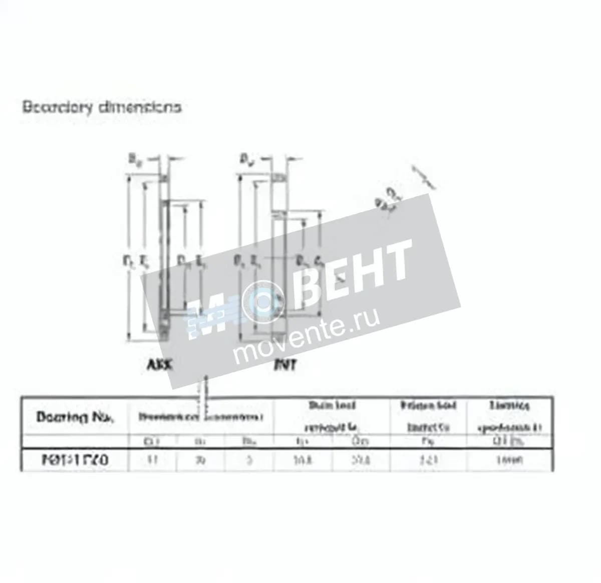 JTEKT AXK2035-JTEKT - Image 1