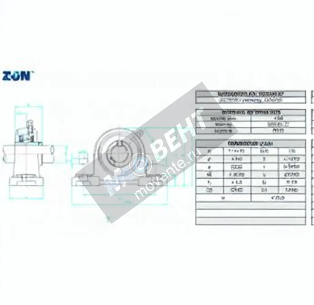 ZEN UCP209-28-ZEN - Image 1