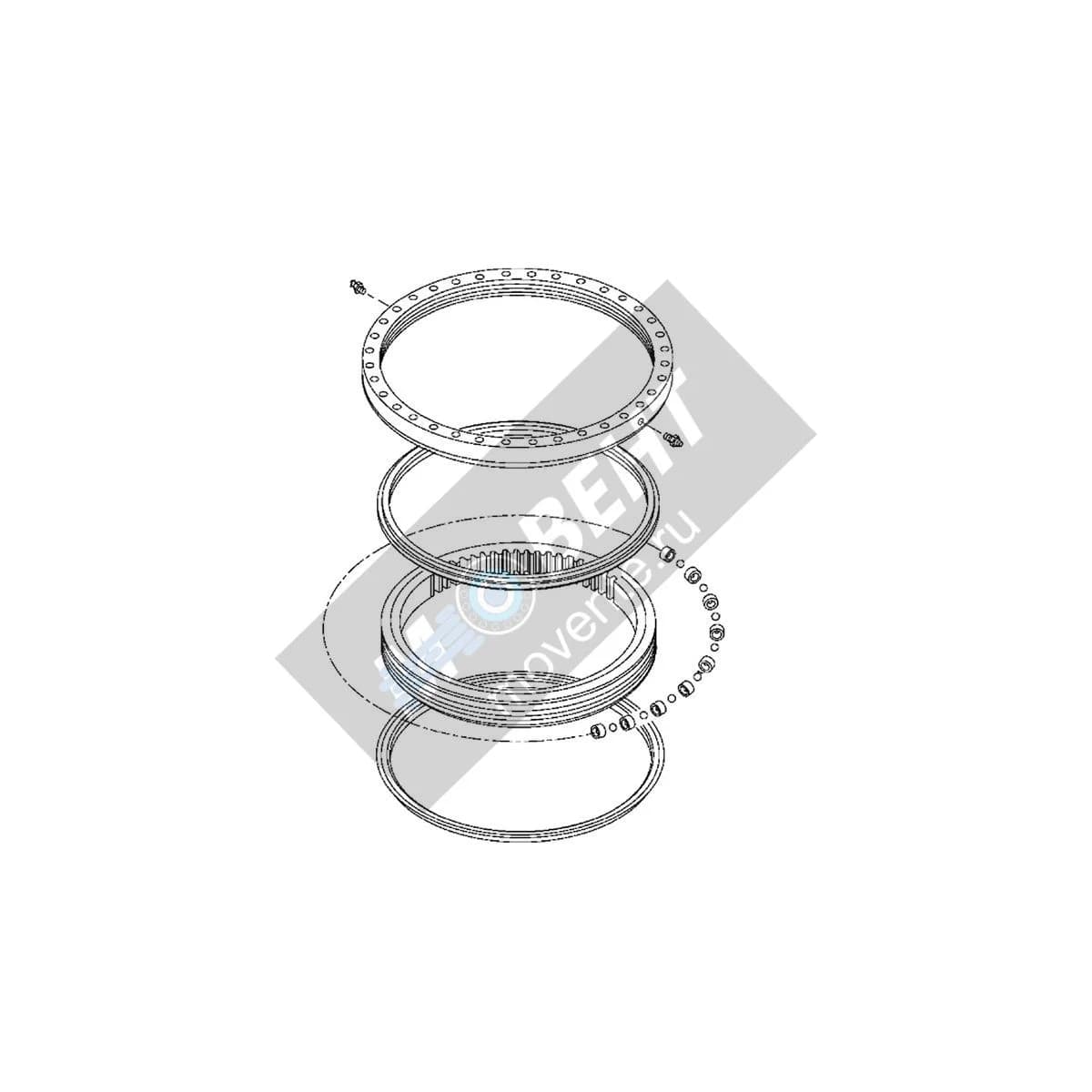 9148123EX: REMAN Поворотный подшипник