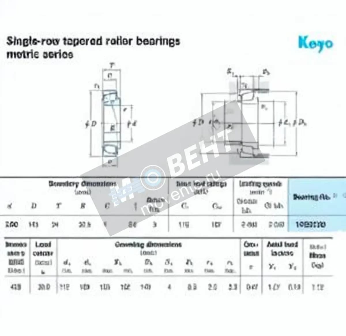 JTEKT T4CB100-JTEKT - Image 1