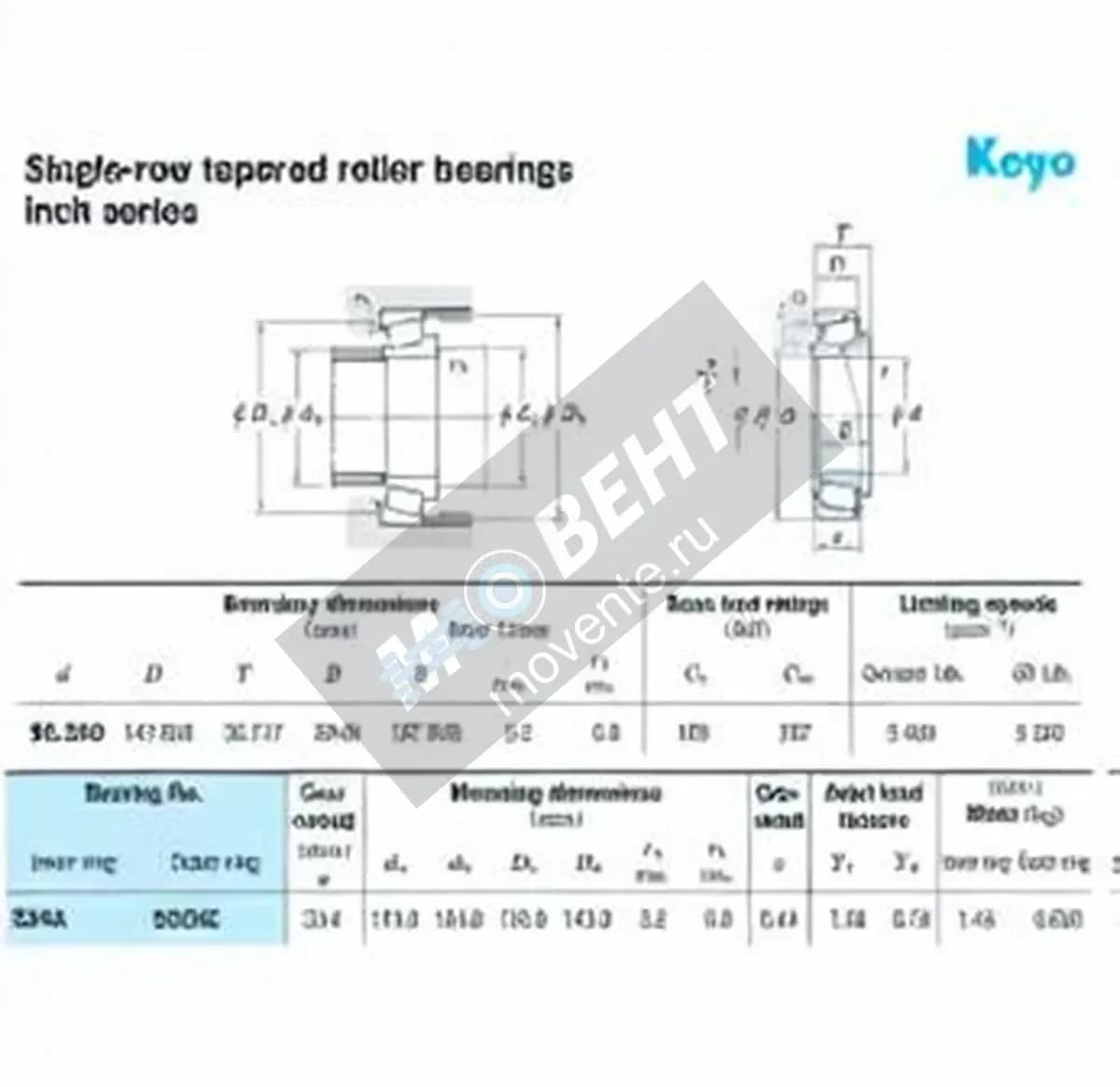 JTEKT 594A-592XE-JTEKT - Image 1