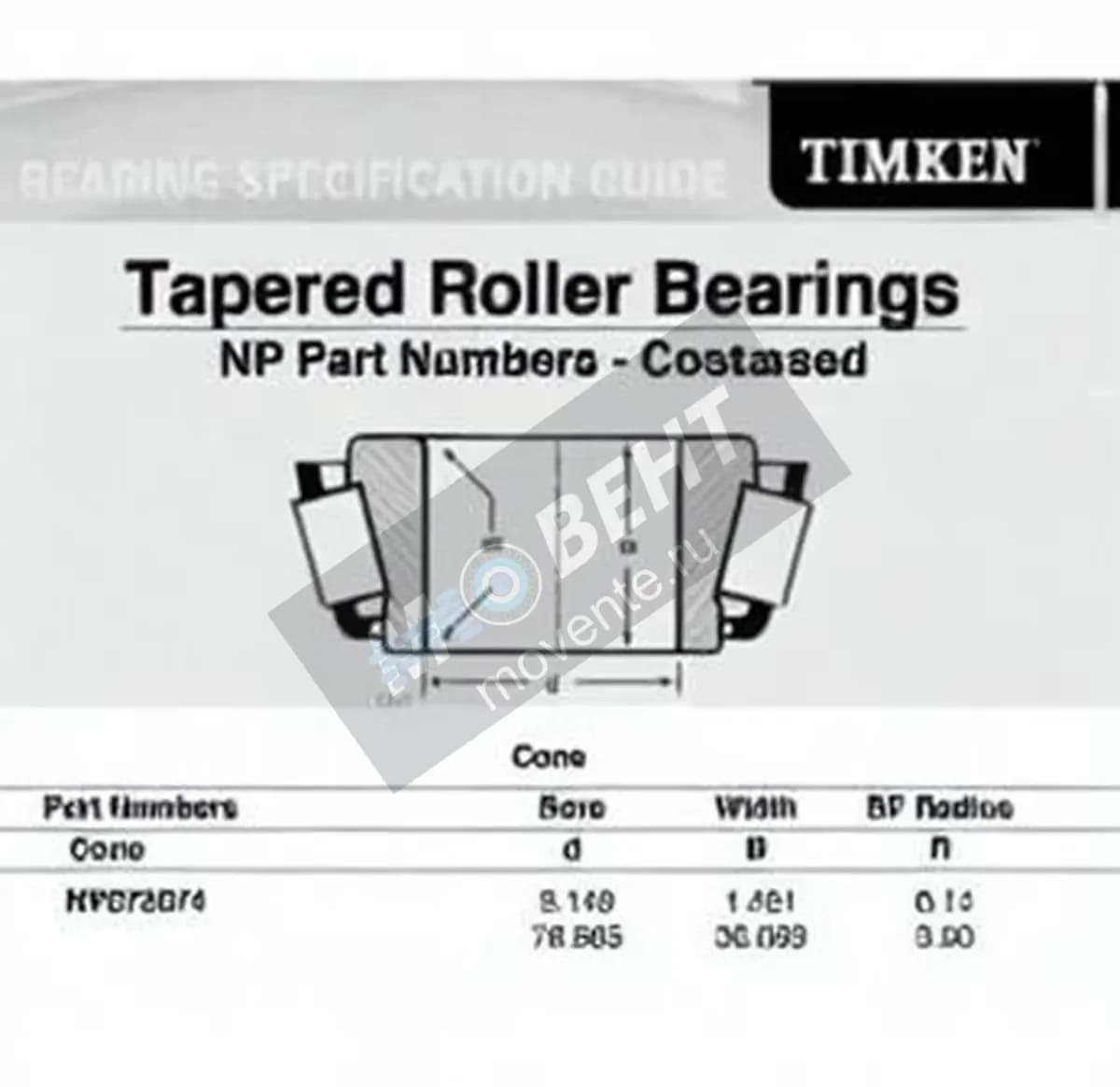 TIMKEN NP573074-TIMKEN - Image 1