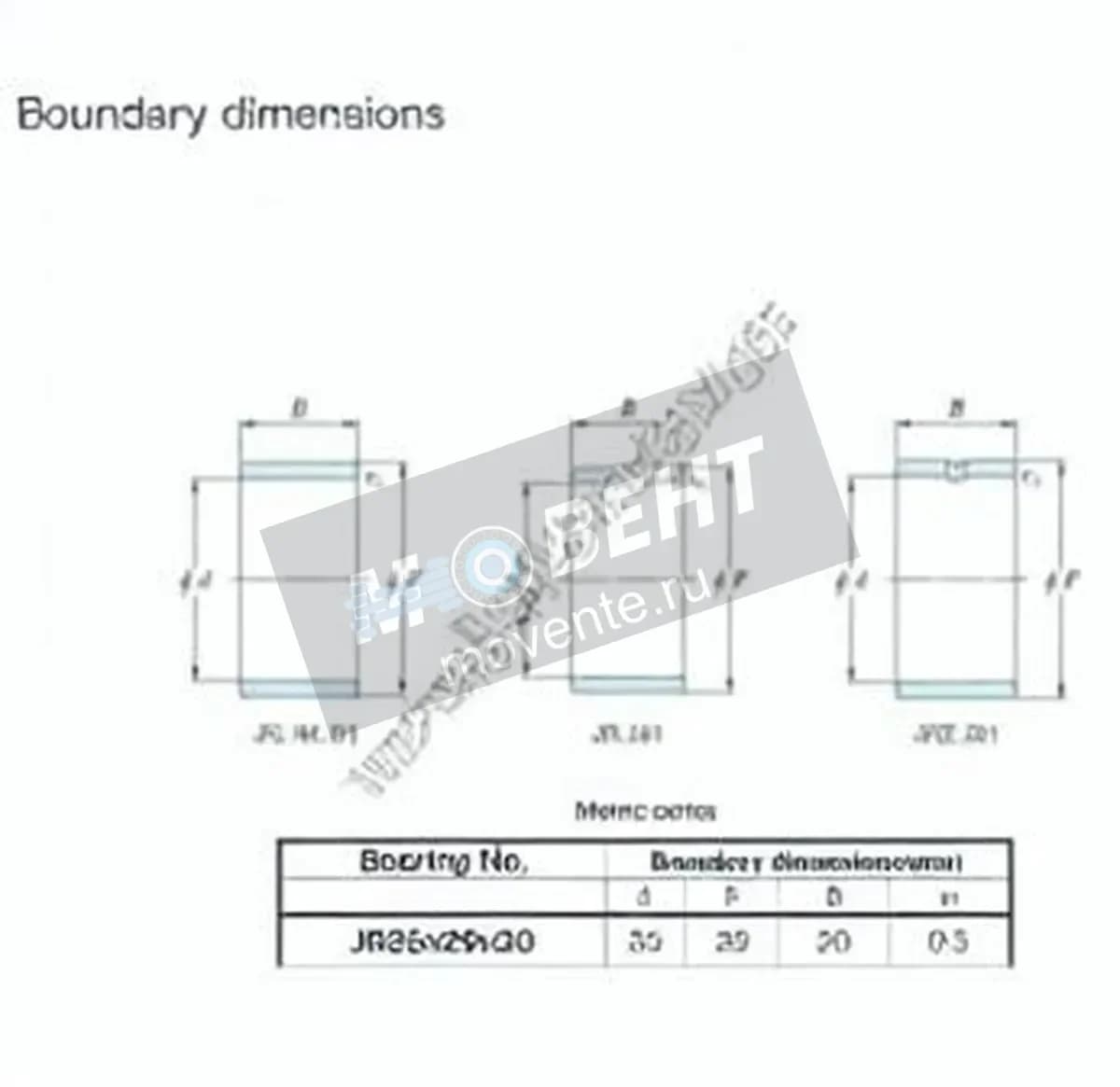JTEKT JR25X29X20-JTEKT - Image 1