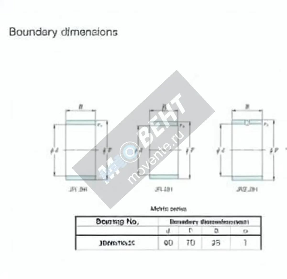 JTEKT JR60X70X25-JTEKT - Image 1