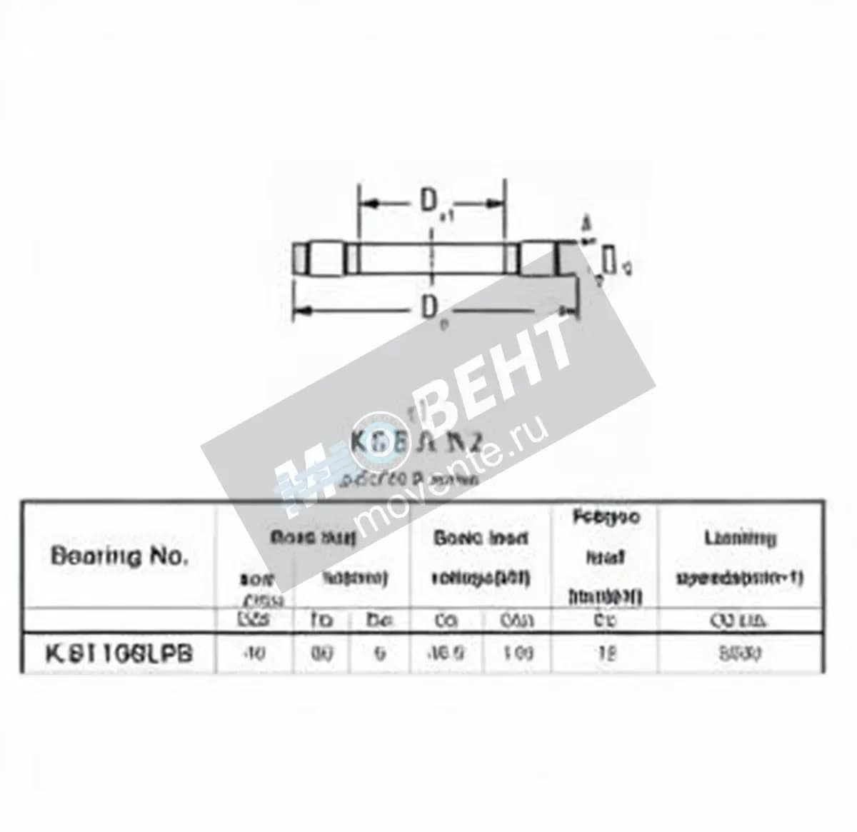 JTEKT K.81108LPB-JTEKT - Image 1