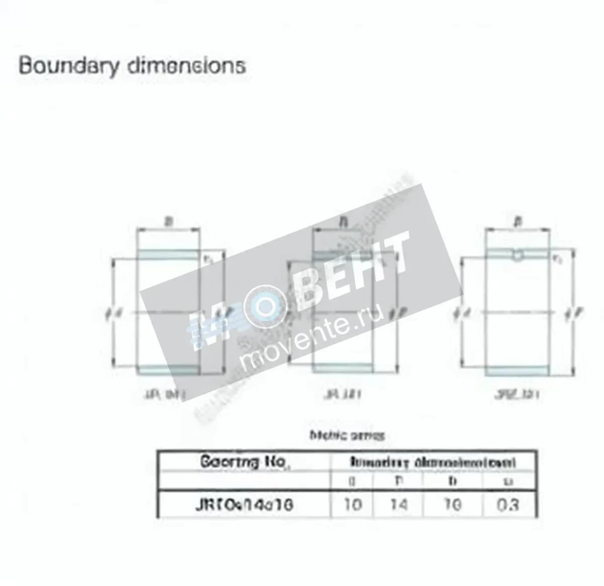 JTEKT JR10X14X16-JTEKT - Image 1