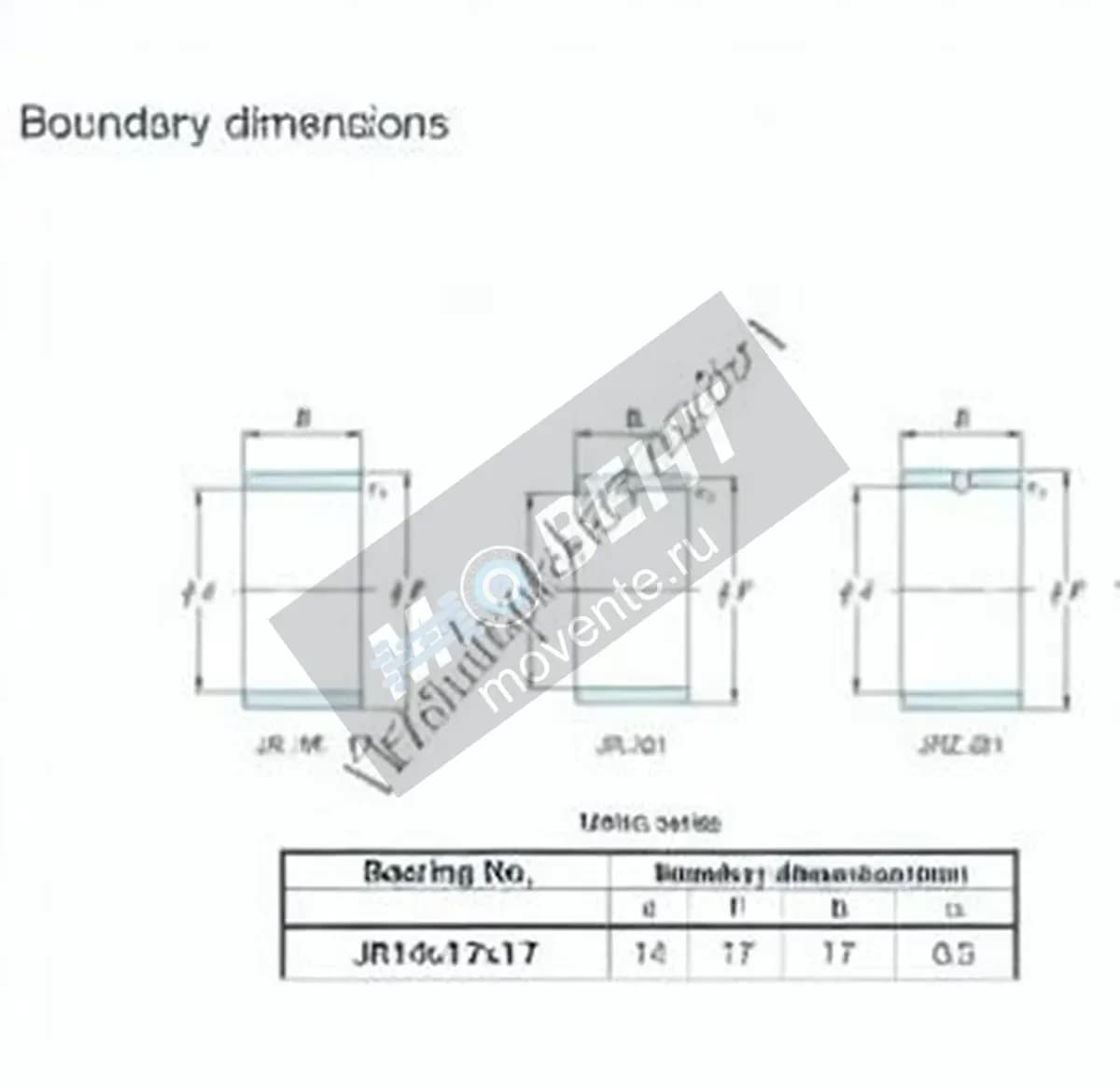 JTEKT JR14X17X17-JTEKT - Image 1