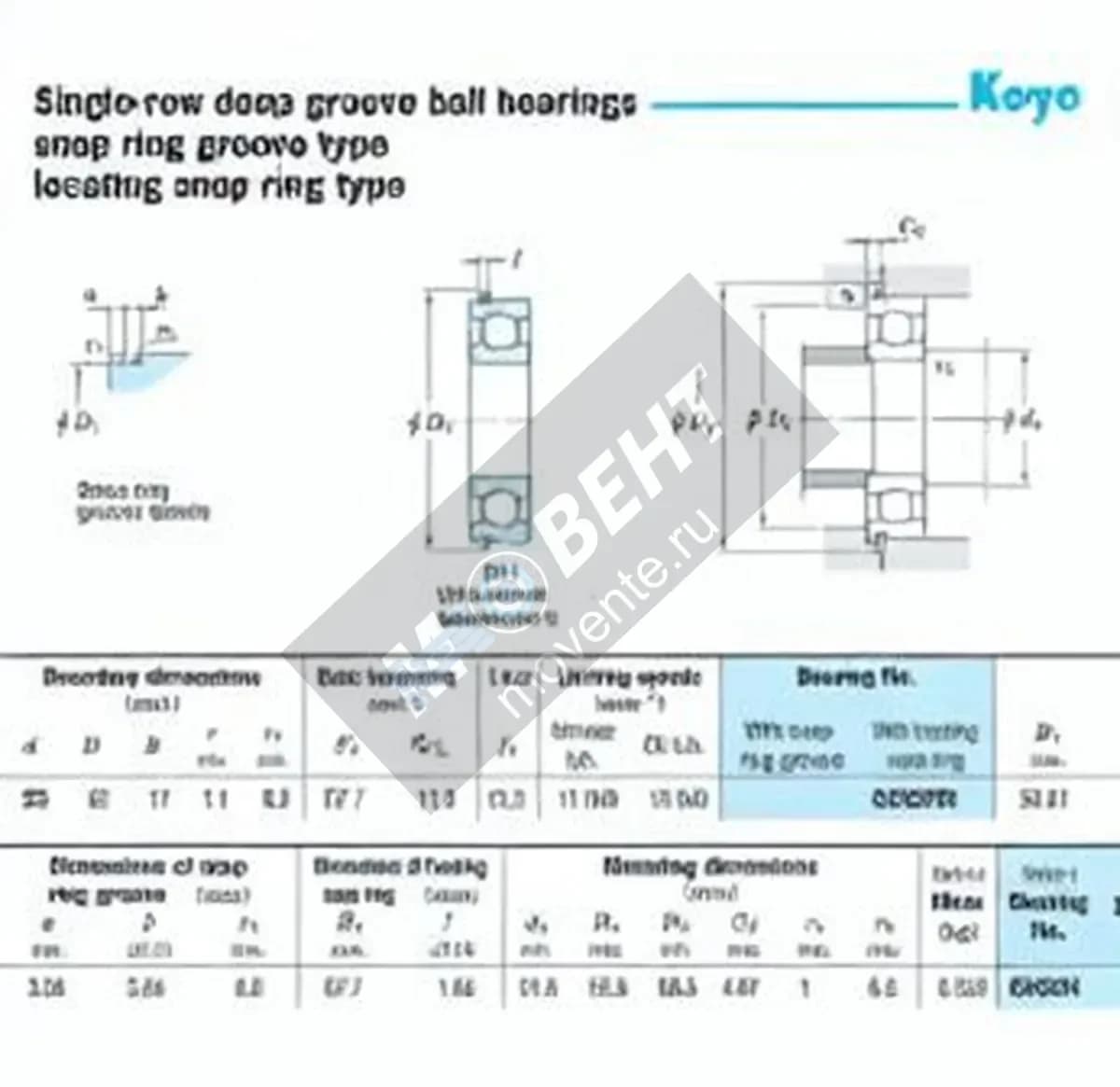 JTEKT 6305-NR-JTEKT - Image 1