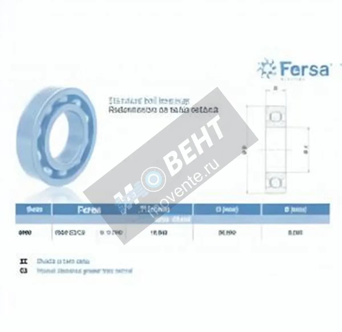 ASFERSA 6000-ZZ-C3-ASFERSA - Image 1