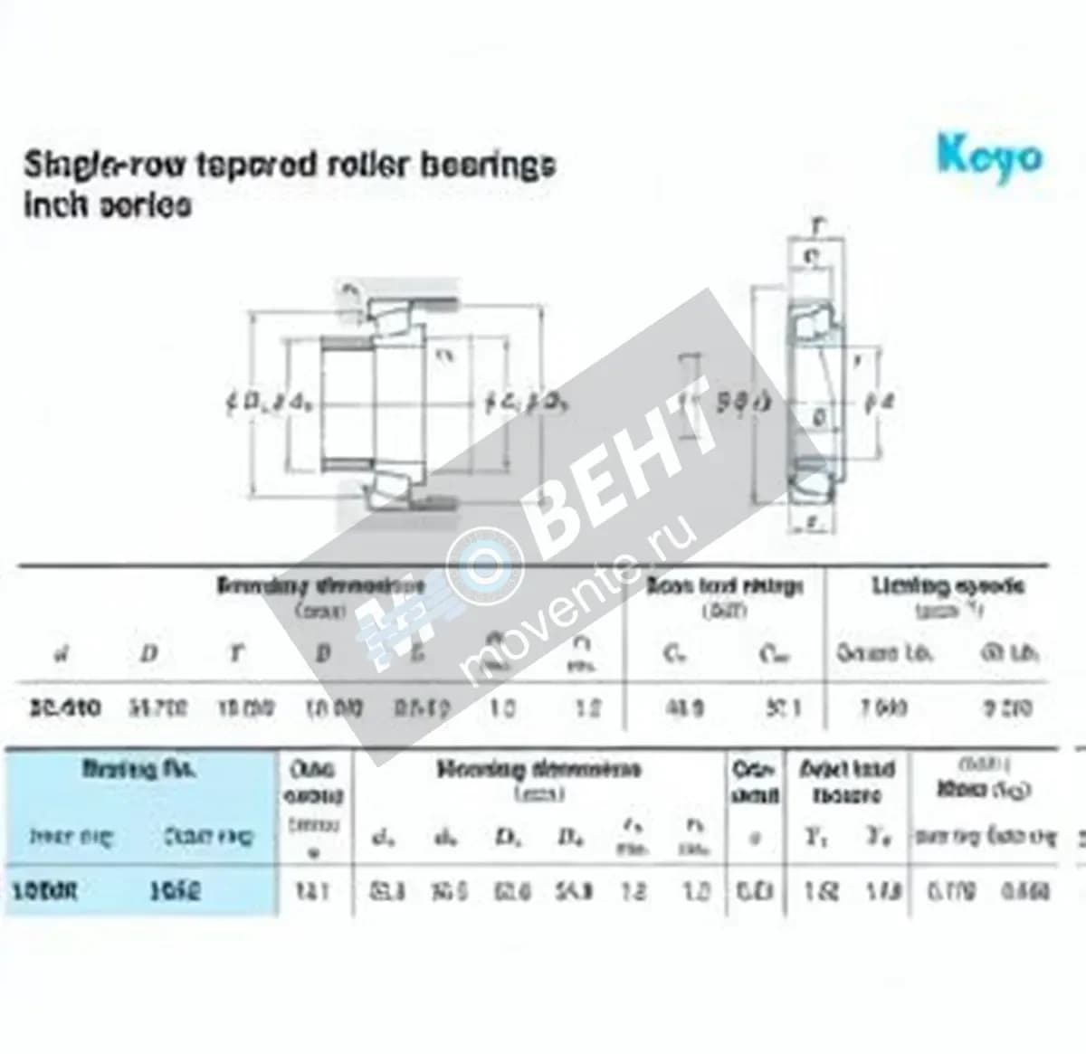 JTEKT 1986R-1932-JTEKT - Image 1