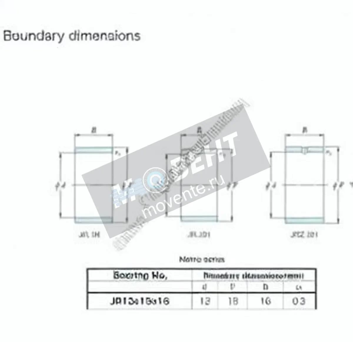 JTEKT JR12X15X16-JTEKT - Image 1