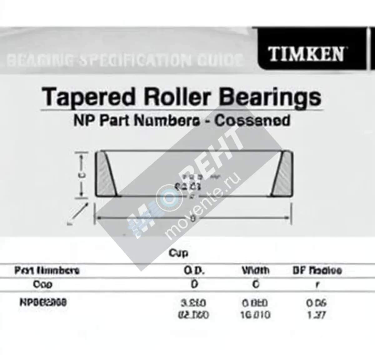 TIMKEN NP865268-TIMKEN - Image 1