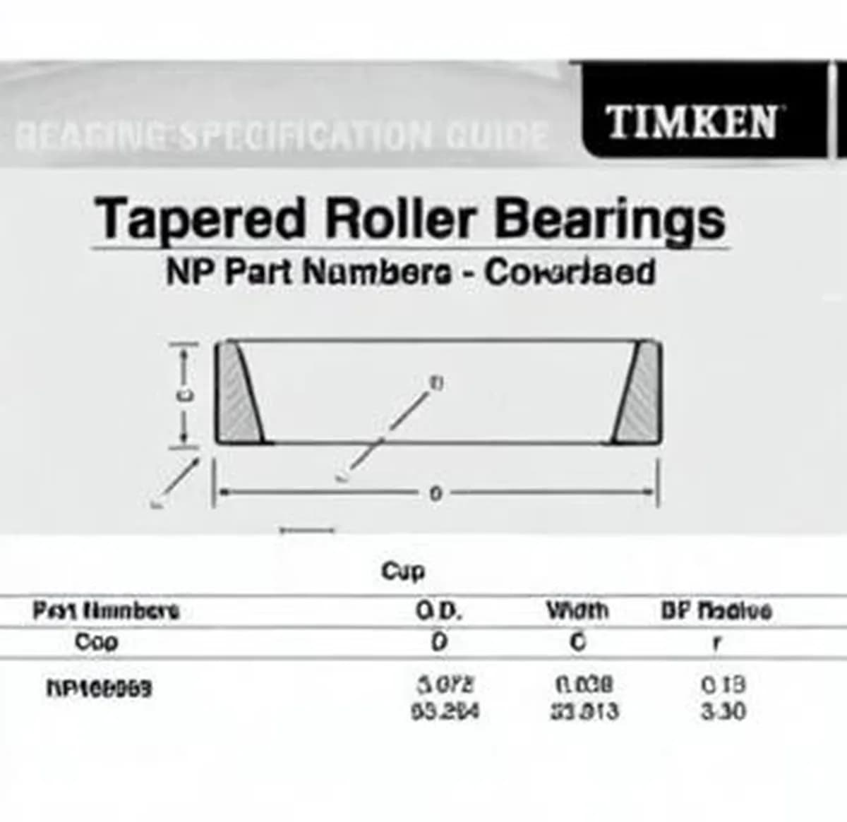 TIMKEN NP466668-TIMKEN - Image 1