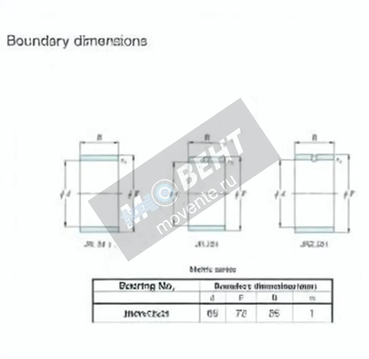 JTEKT JR65X72X25-JTEKT - Image 1