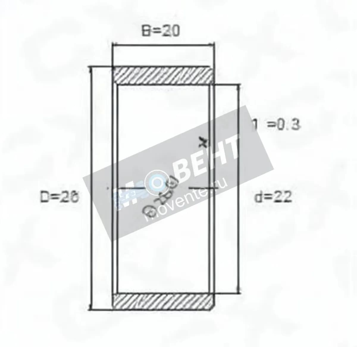 GEN IR22X26X20 - Image 1