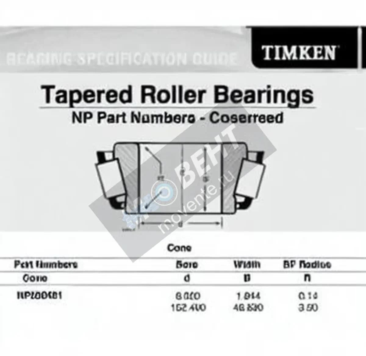 TIMKEN NP208481-TIMKEN - Image 1