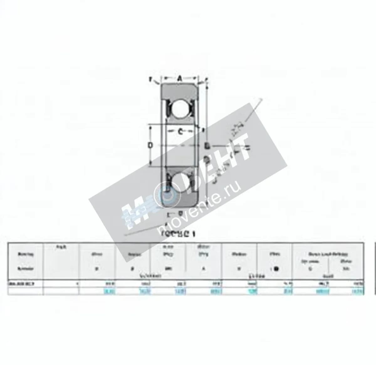 NTN MG-305-DDE-NTN - Image 1