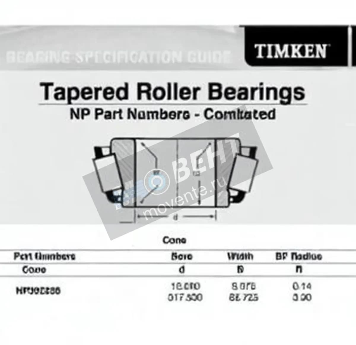 TIMKEN NP392358-TIMKEN - Image 1