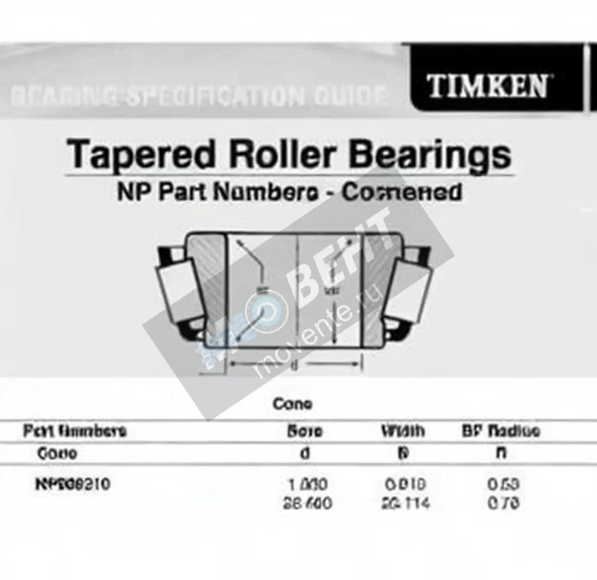 TIMKEN NP999210-TIMKEN - Image 1