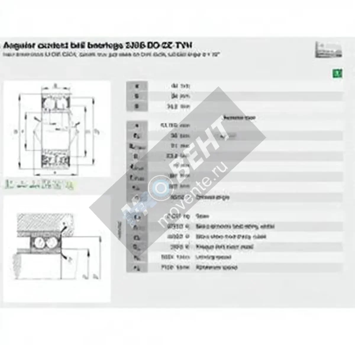 FAG 3308-BD-XL-2Z-TVH-FAG - Image 1