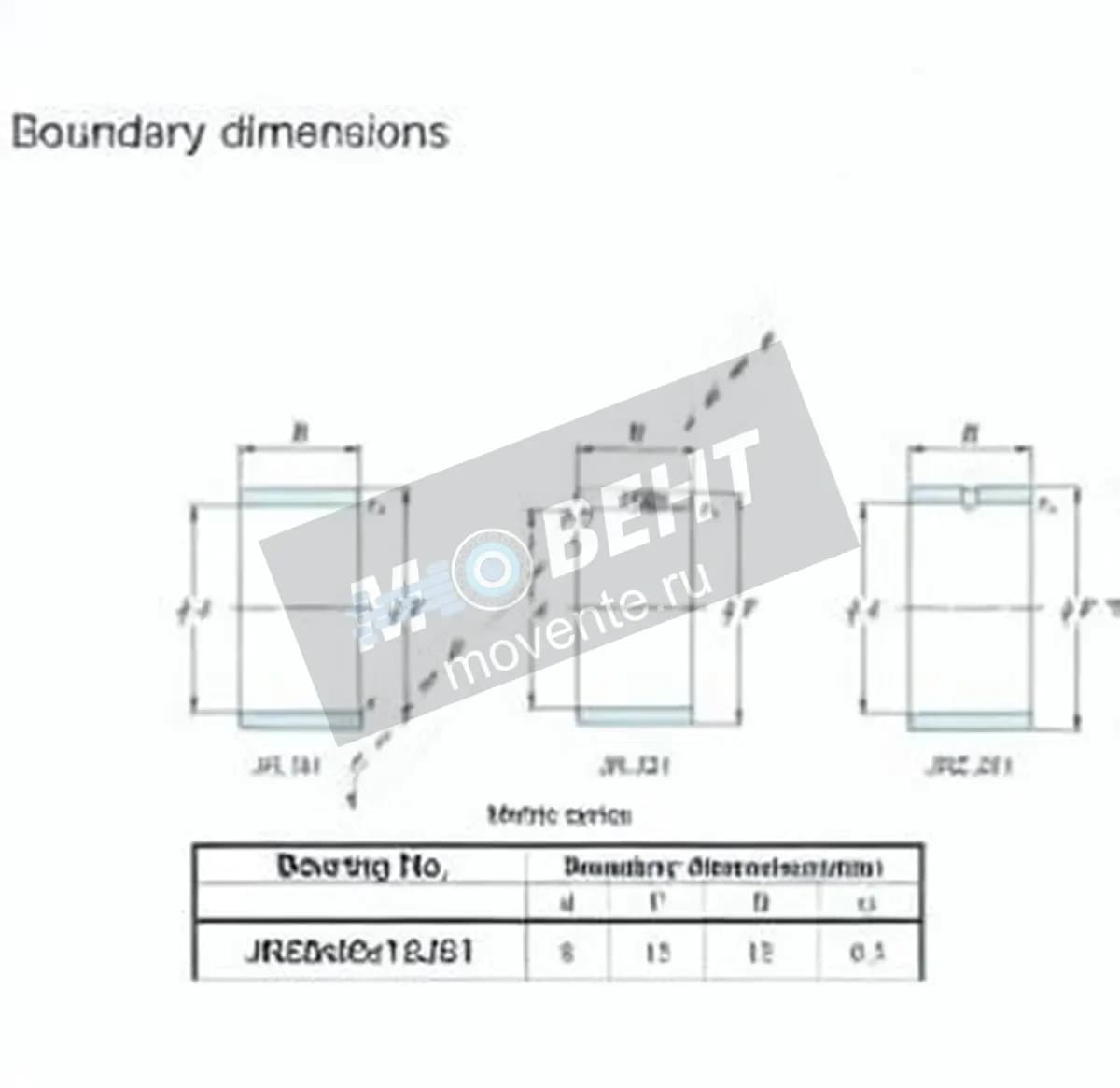 JTEKT JRZ8X12X12JS1-JTEKT - Image 1