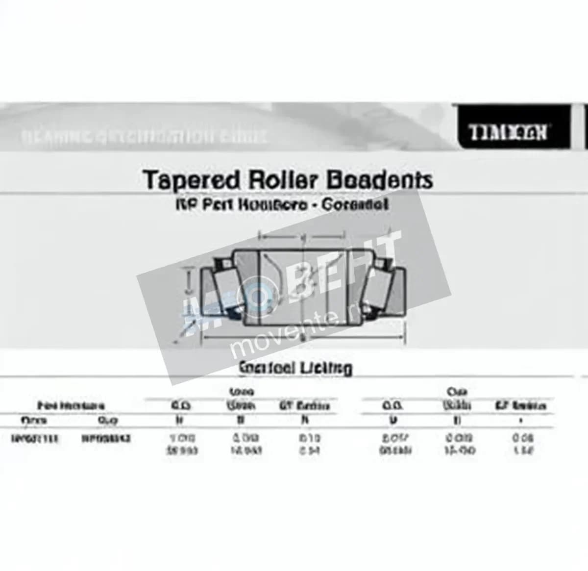 TIMKEN NP861151-NP666842-TIMKEN - Image 1