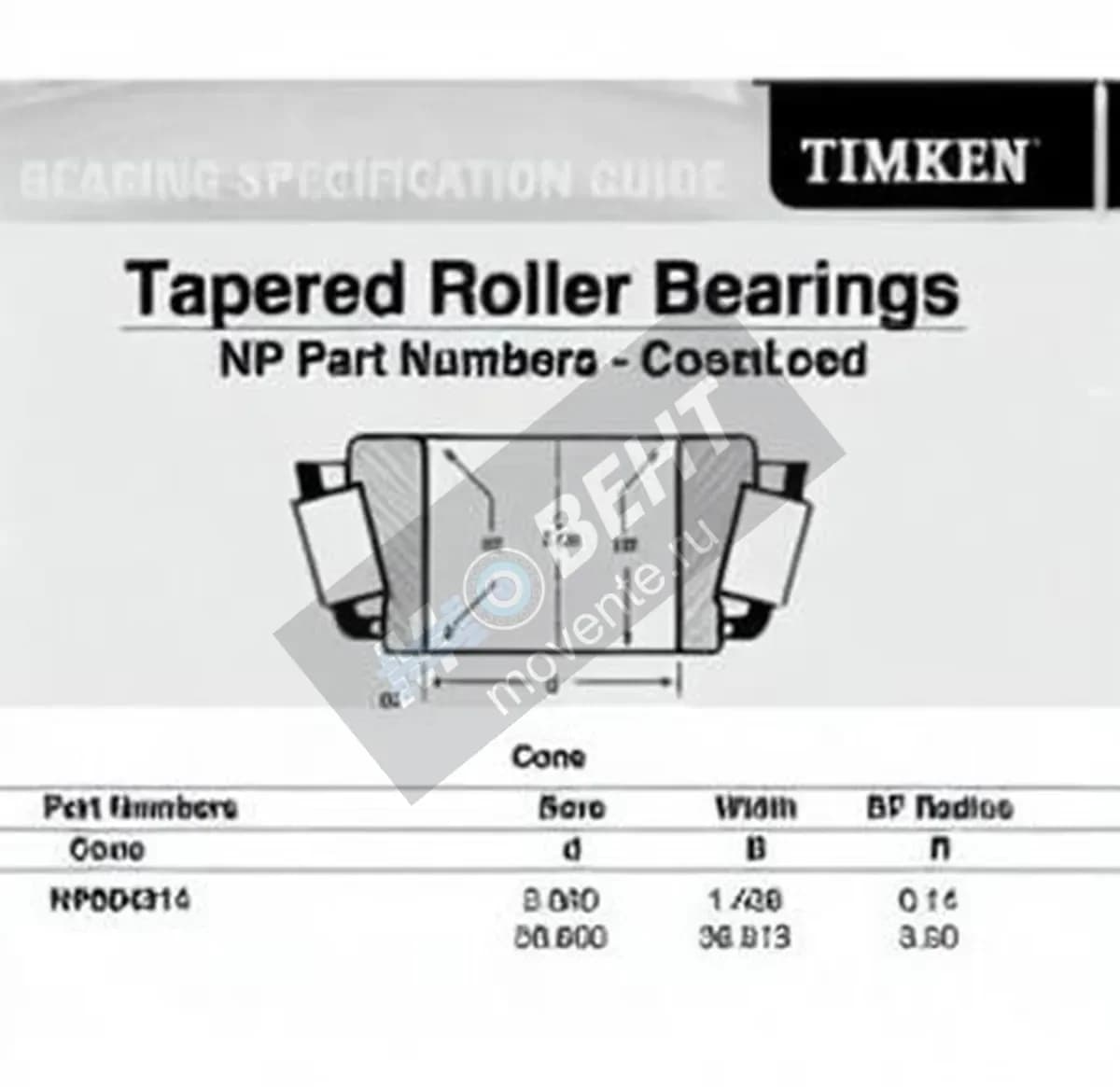 TIMKEN NP864314-TIMKEN - Image 1