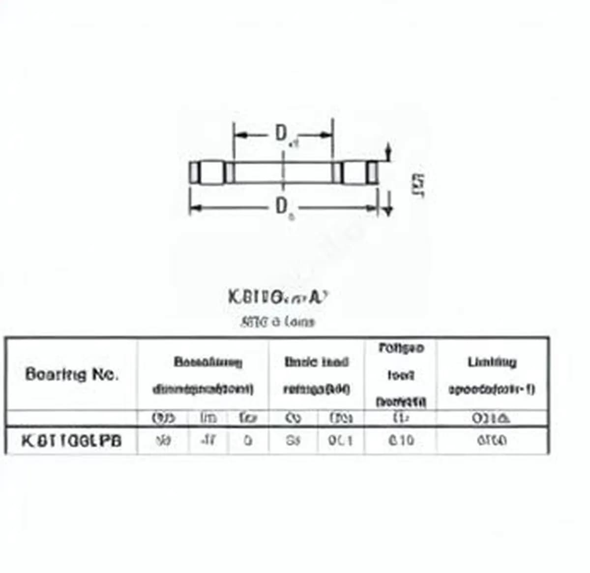 JTEKT K.81106LPB-JTEKT - Image 1