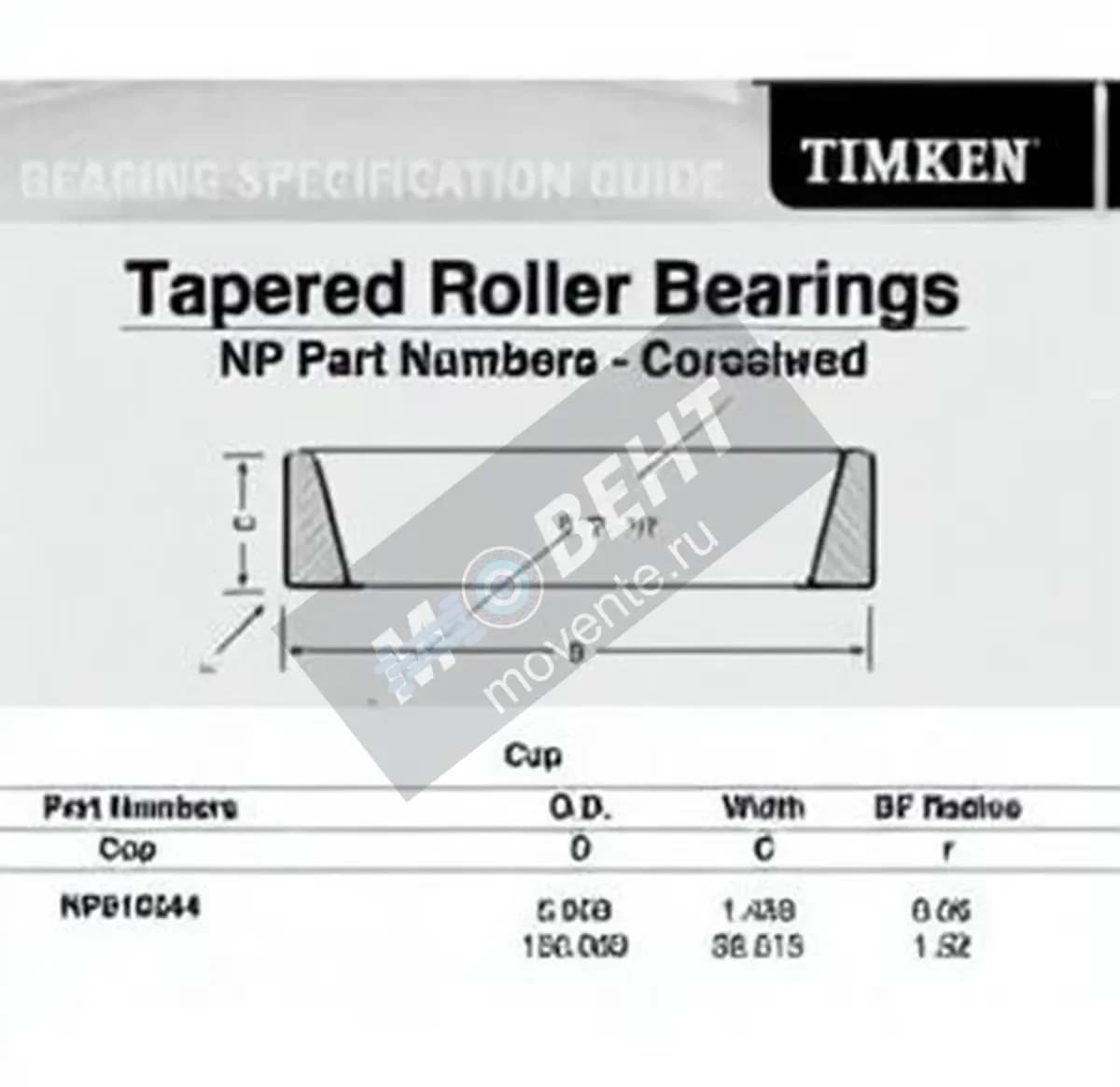 TIMKEN NP819244-TIMKEN - Image 1