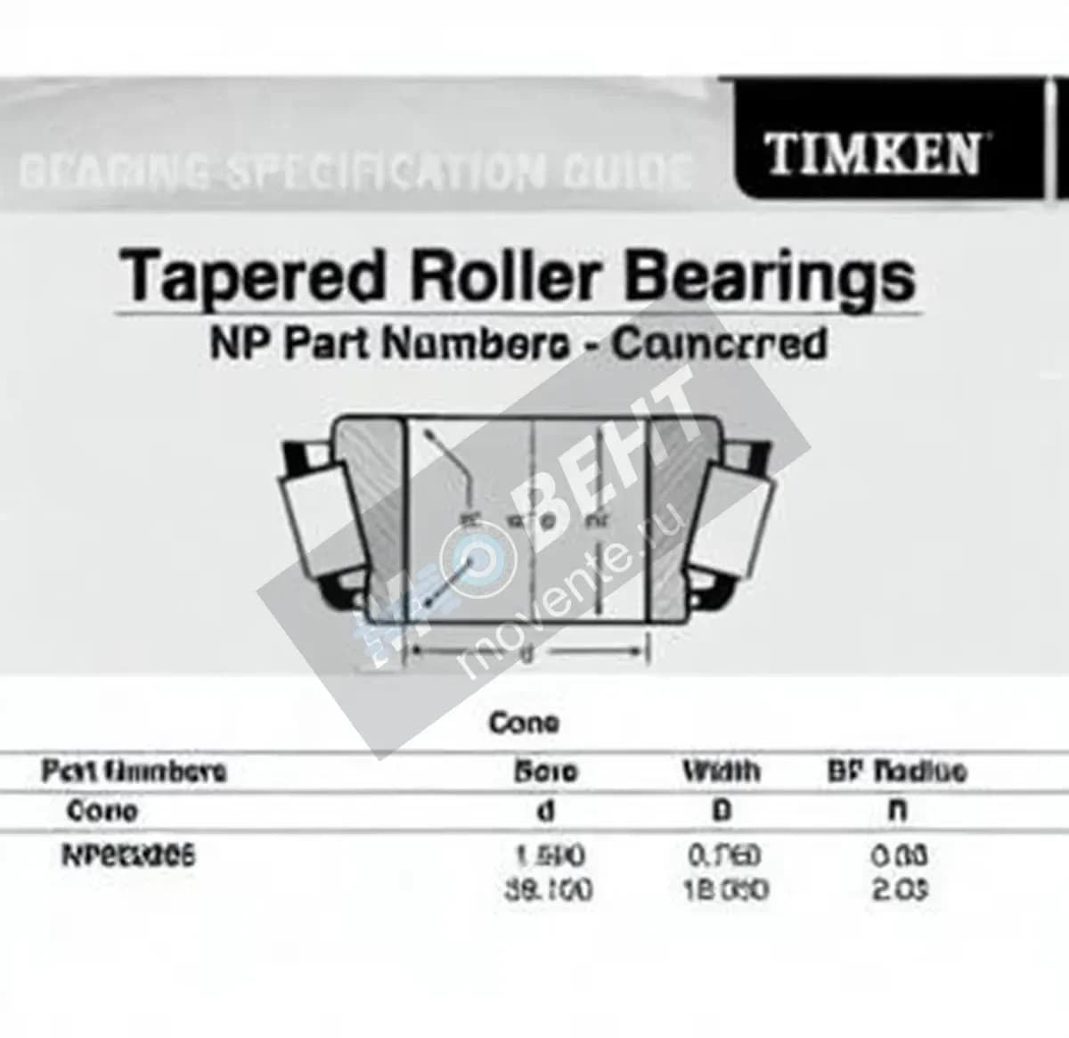 TIMKEN NP853895-TIMKEN - Image 1