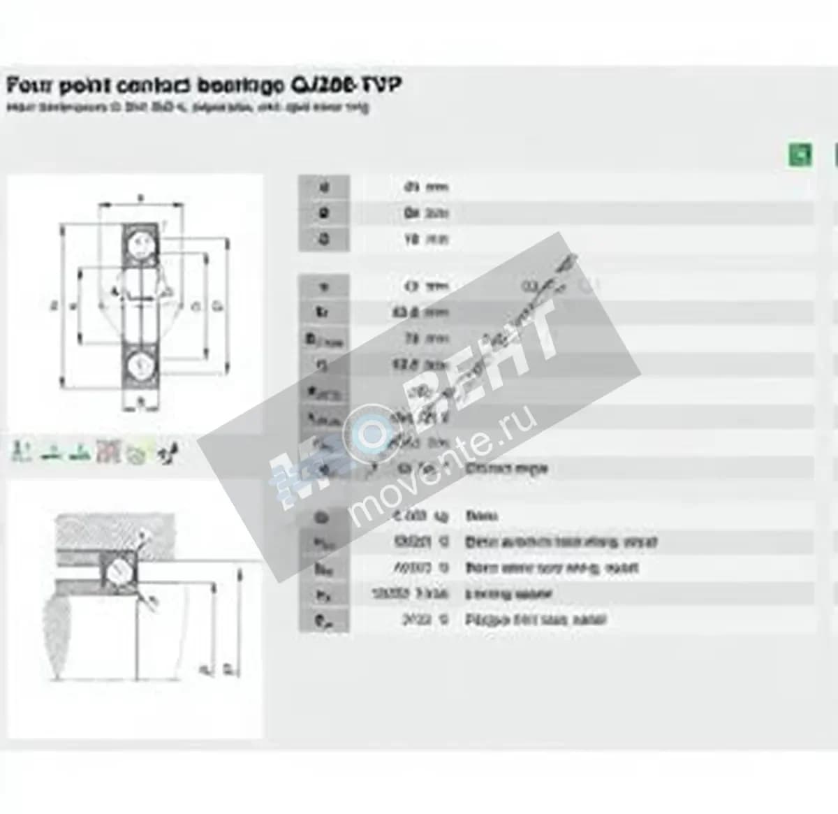 FAG QJ208-XL-TVP-FAG - Image 1