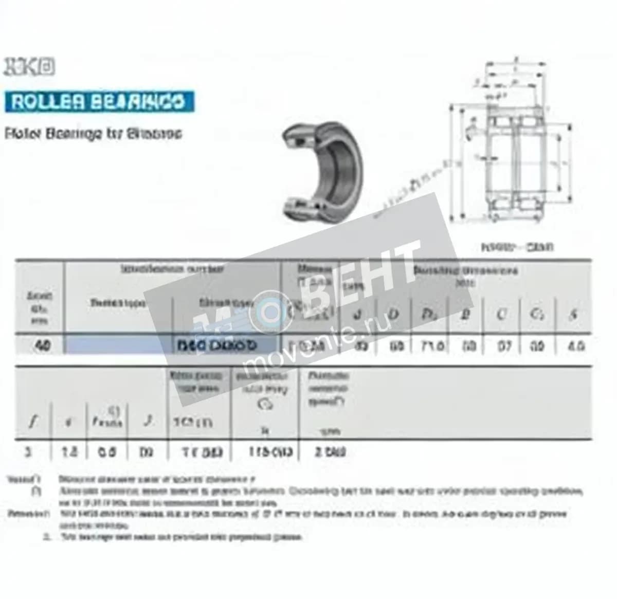 IKO NAS5008-ZZ-NR-IKO - Image 1