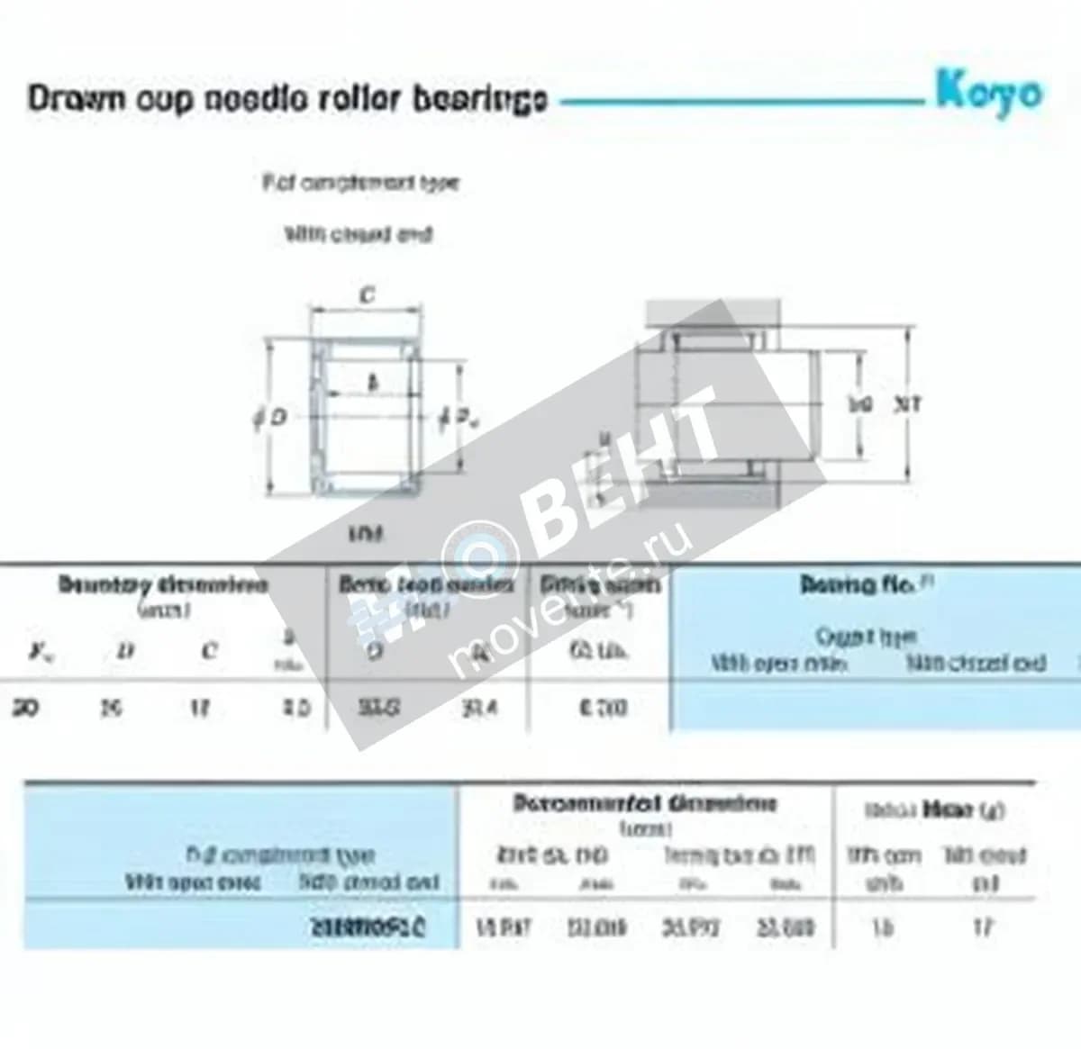 JTEKT 20MM2612-JTEKT - Image 1
