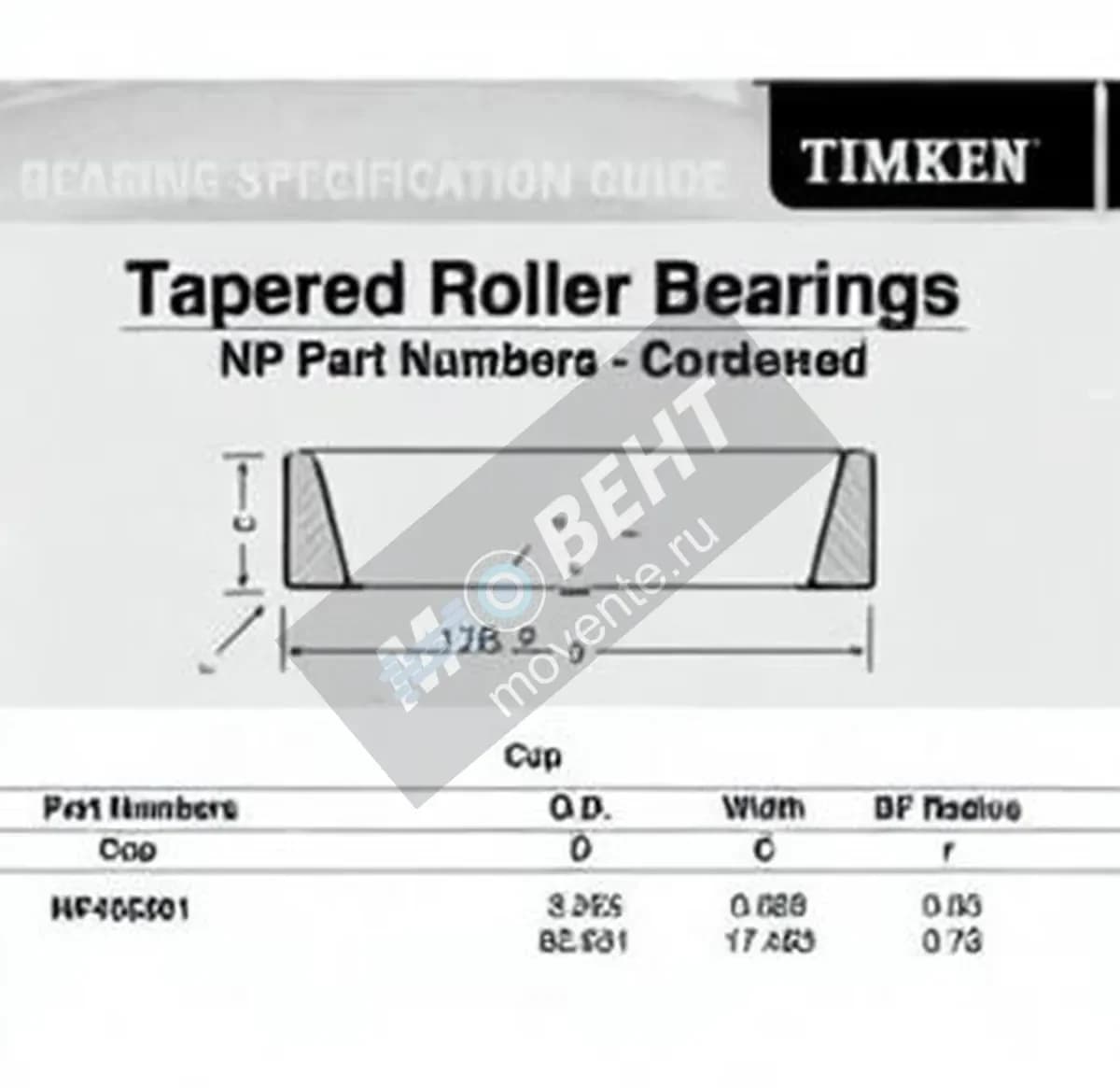 TIMKEN NP430381-TIMKEN - Image 1