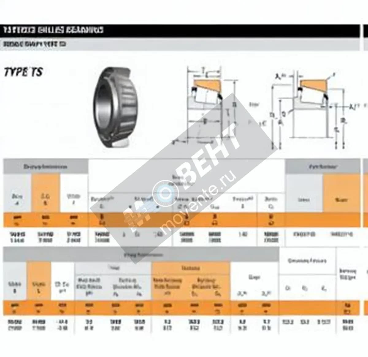 TIMKEN HM231136-HM231115-TIMKEN - Image 1