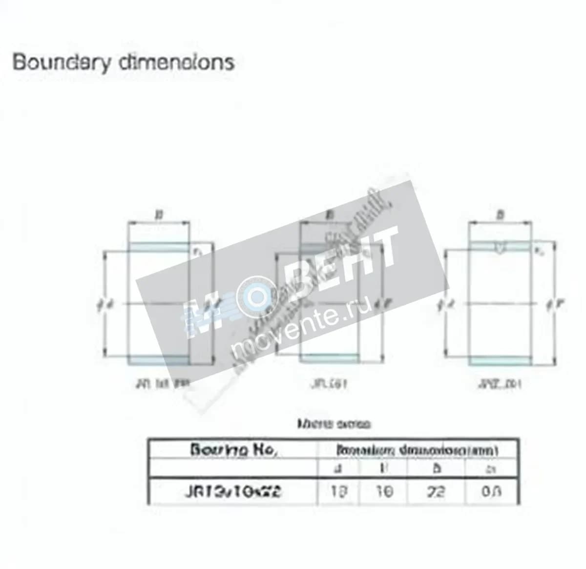 JTEKT JR12X16X22-JTEKT - Image 1