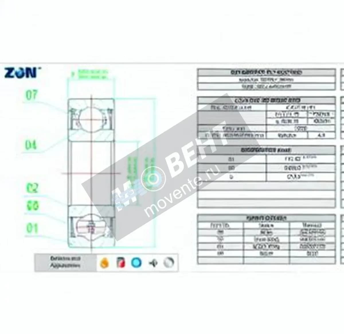 ZEN 6322-2RS-ZEN - Image 1