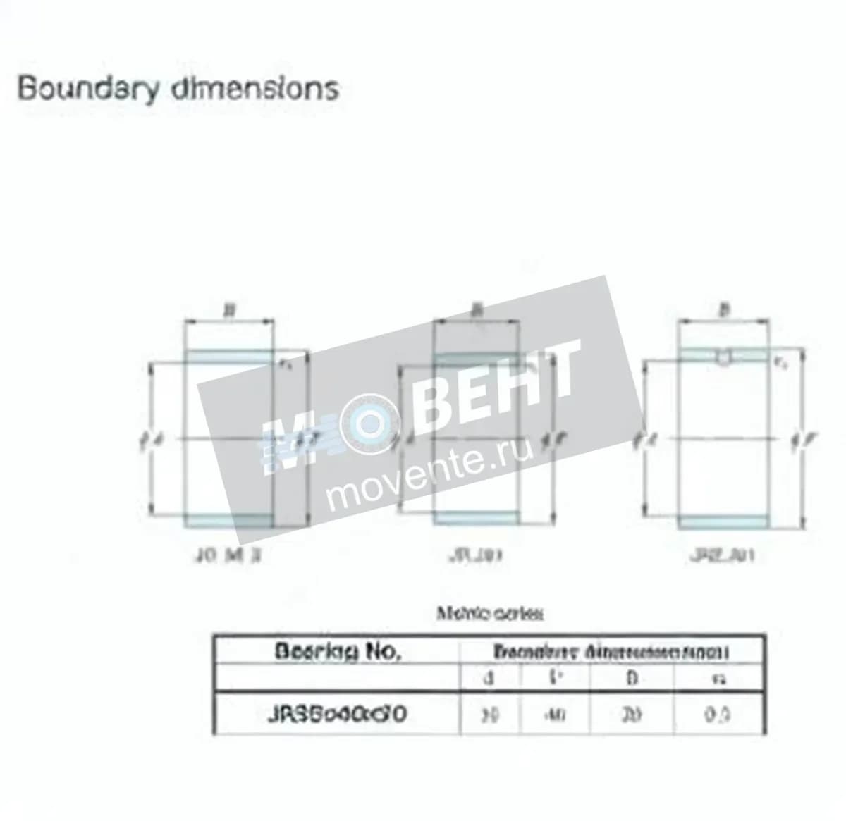 JTEKT JR35X40X20-JTEKT - Image 1
