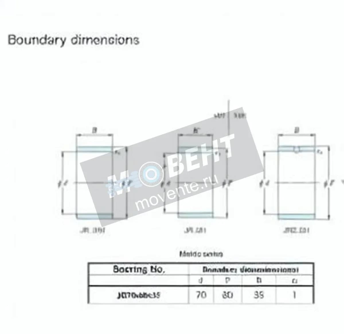 JTEKT JR70X80X35-JTEKT - Image 1