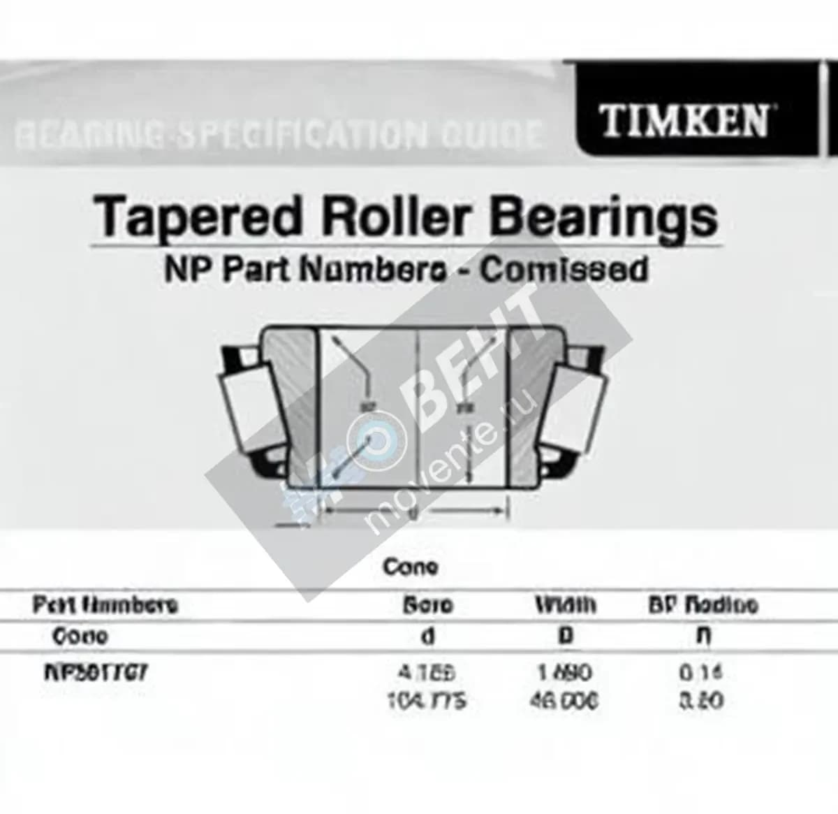 TIMKEN NP581767-TIMKEN - Image 1