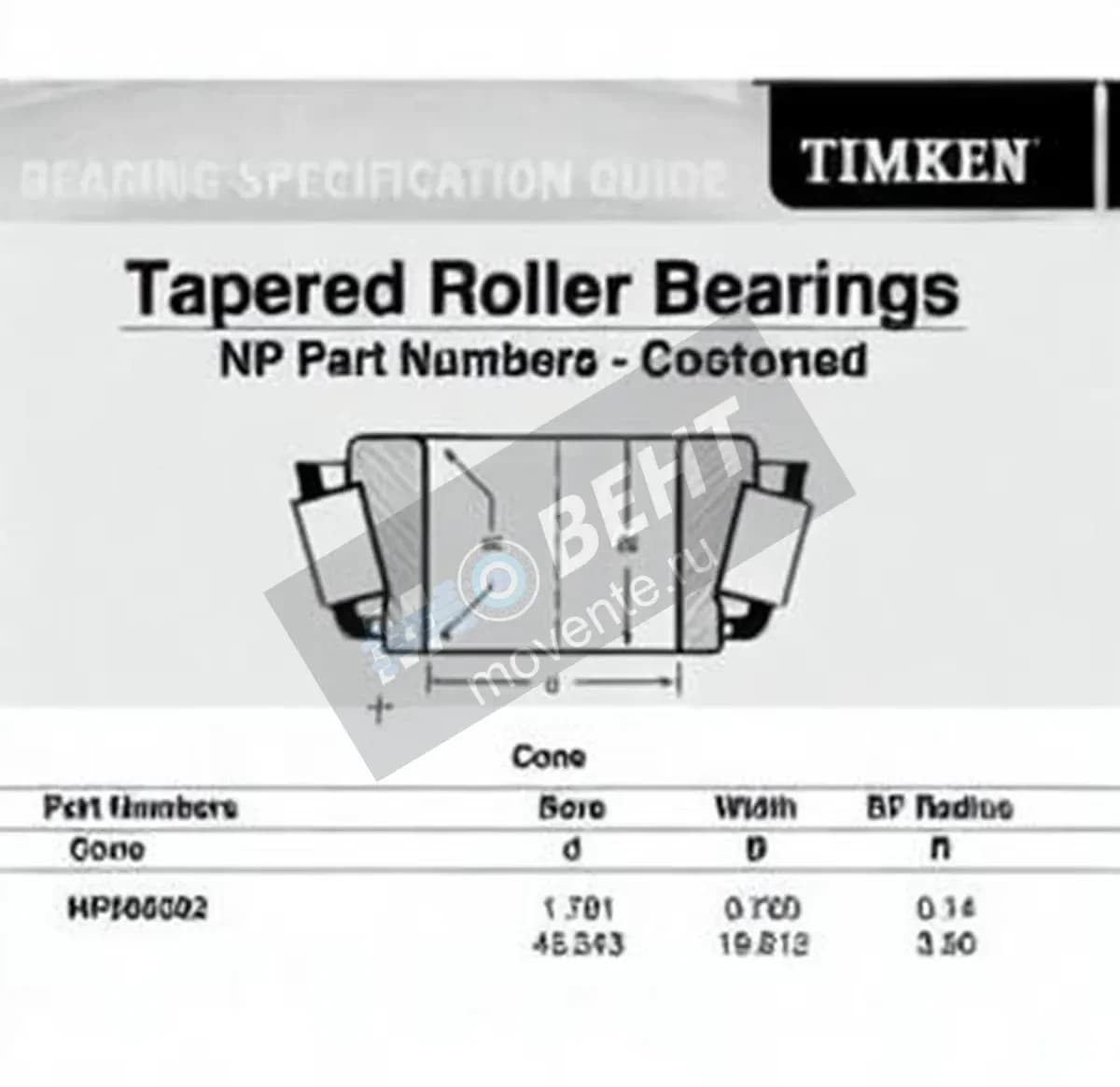 TIMKEN NP566582-TIMKEN - Image 1