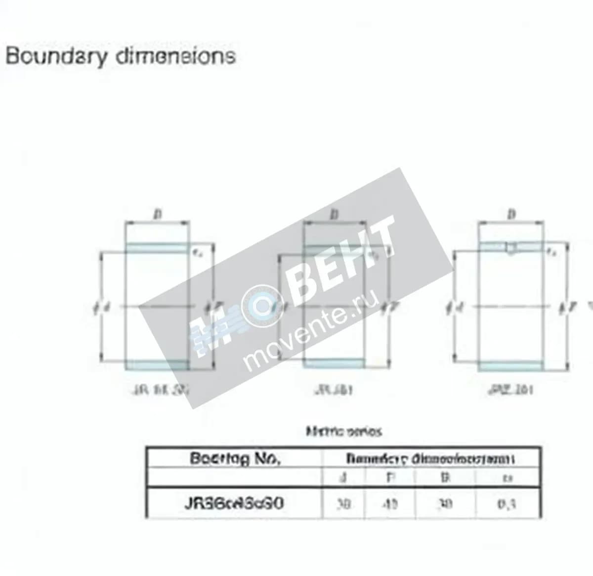 JTEKT JR38X43X30-JTEKT - Image 1